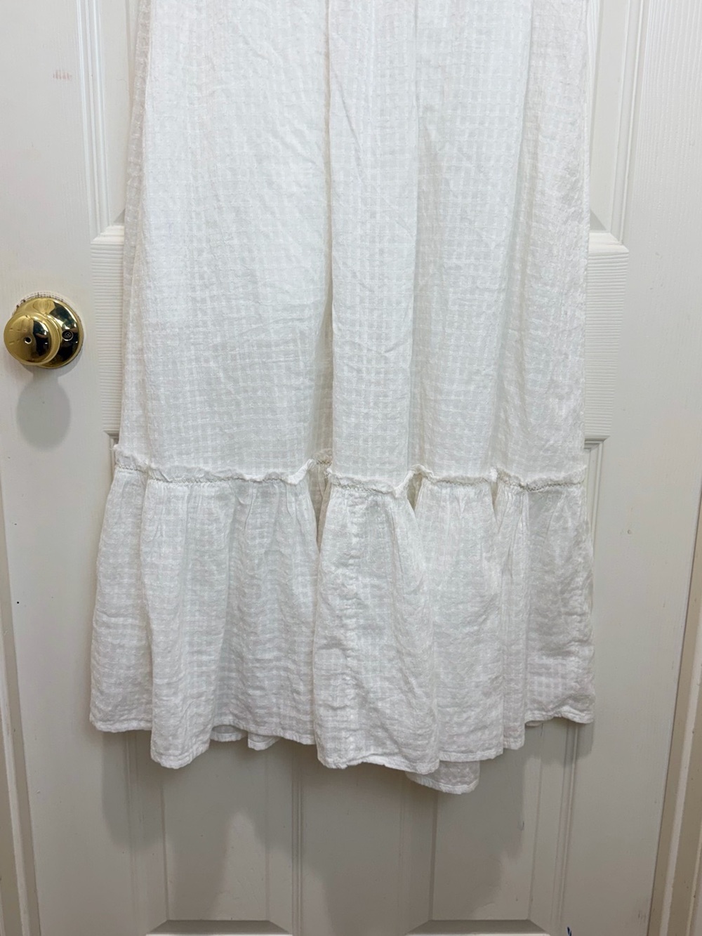 Free People Ethereal cottage Desert Dazed Midi dress maxi top ivory sz M - Picture 7 of 8